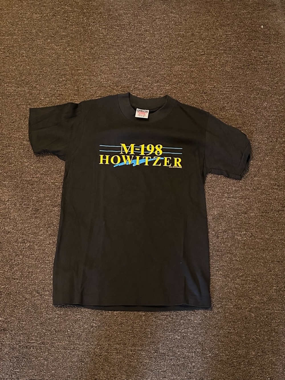Rare Vintage 90’s M-198 Howitzer Blackbird Military T Shirt